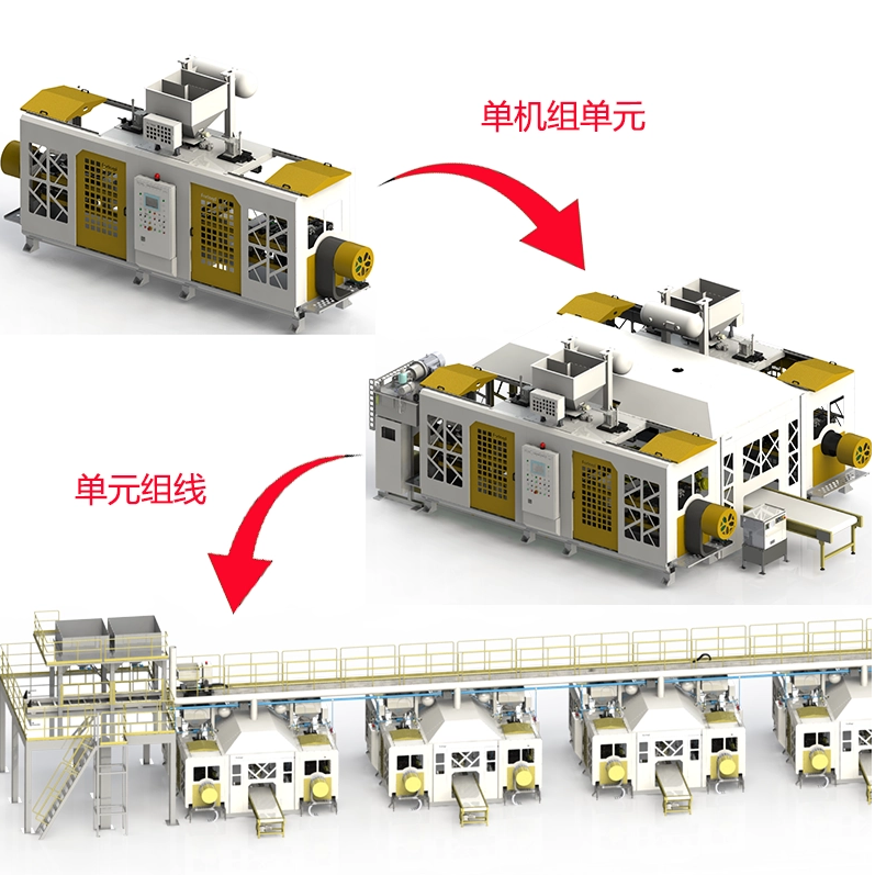 ประเภทแนวตั้ง Hot Box Core Shooter Machine